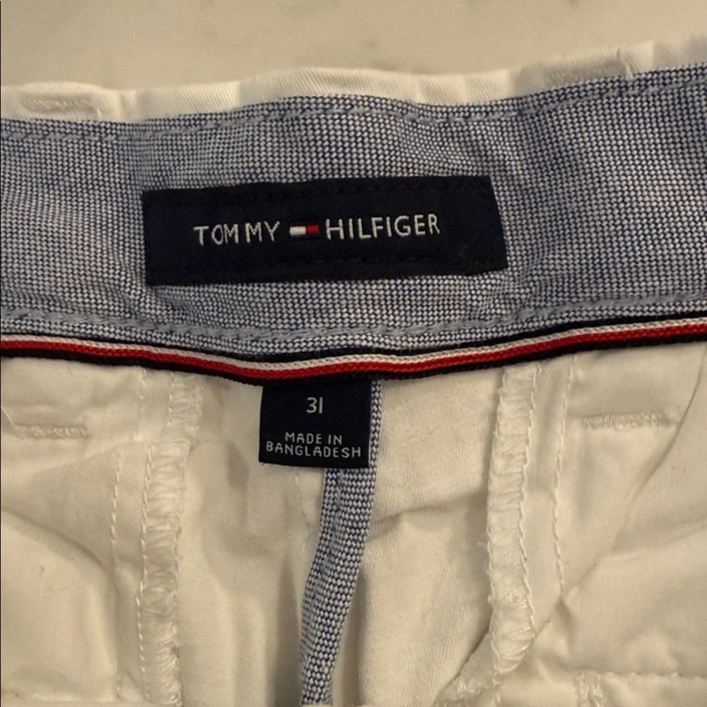 Tommy Hilfiger Classic White Men's Shorts Size 31